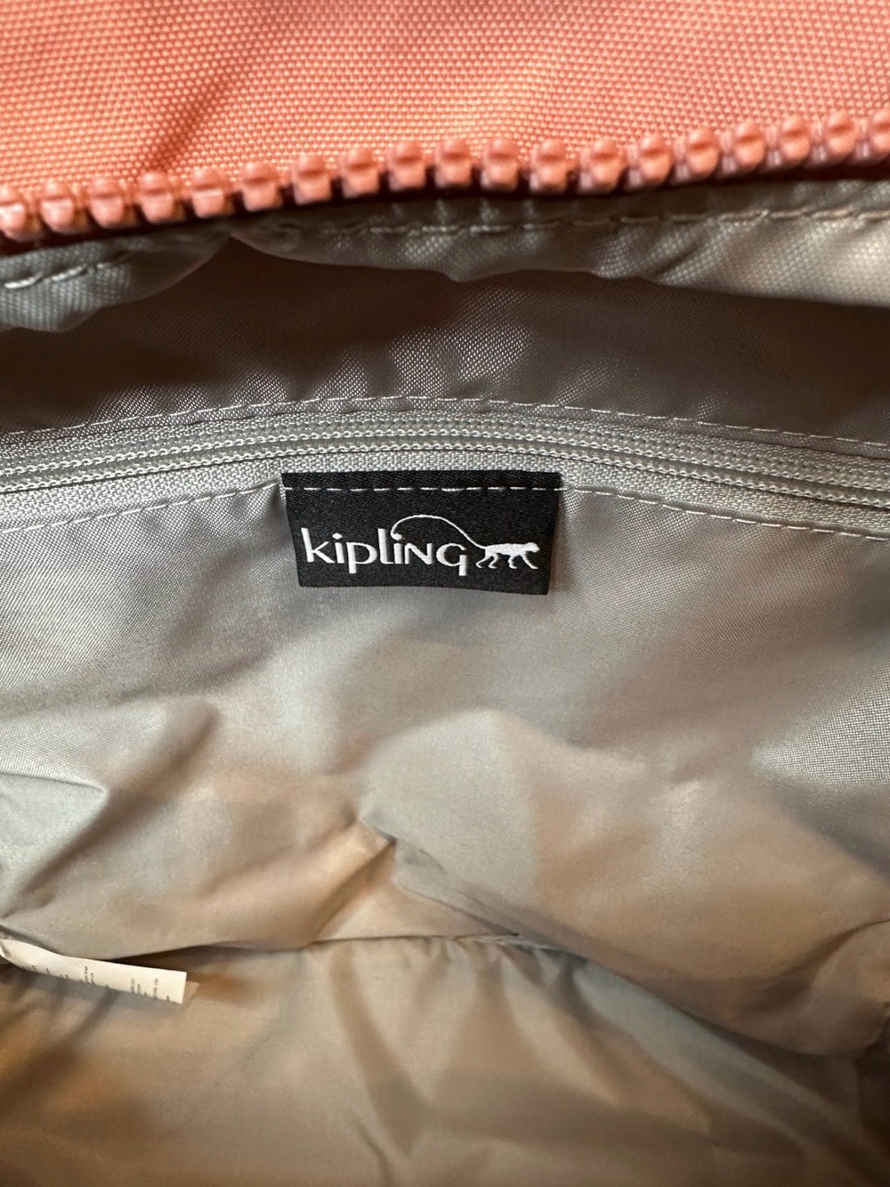 NWT Kipling City Pack 13" Tender Rose Nylon Backpack with Monkey Charm - Picture 8 of 10